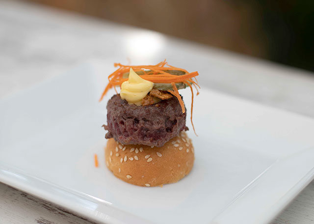 Mini Toro Bravo hamburger