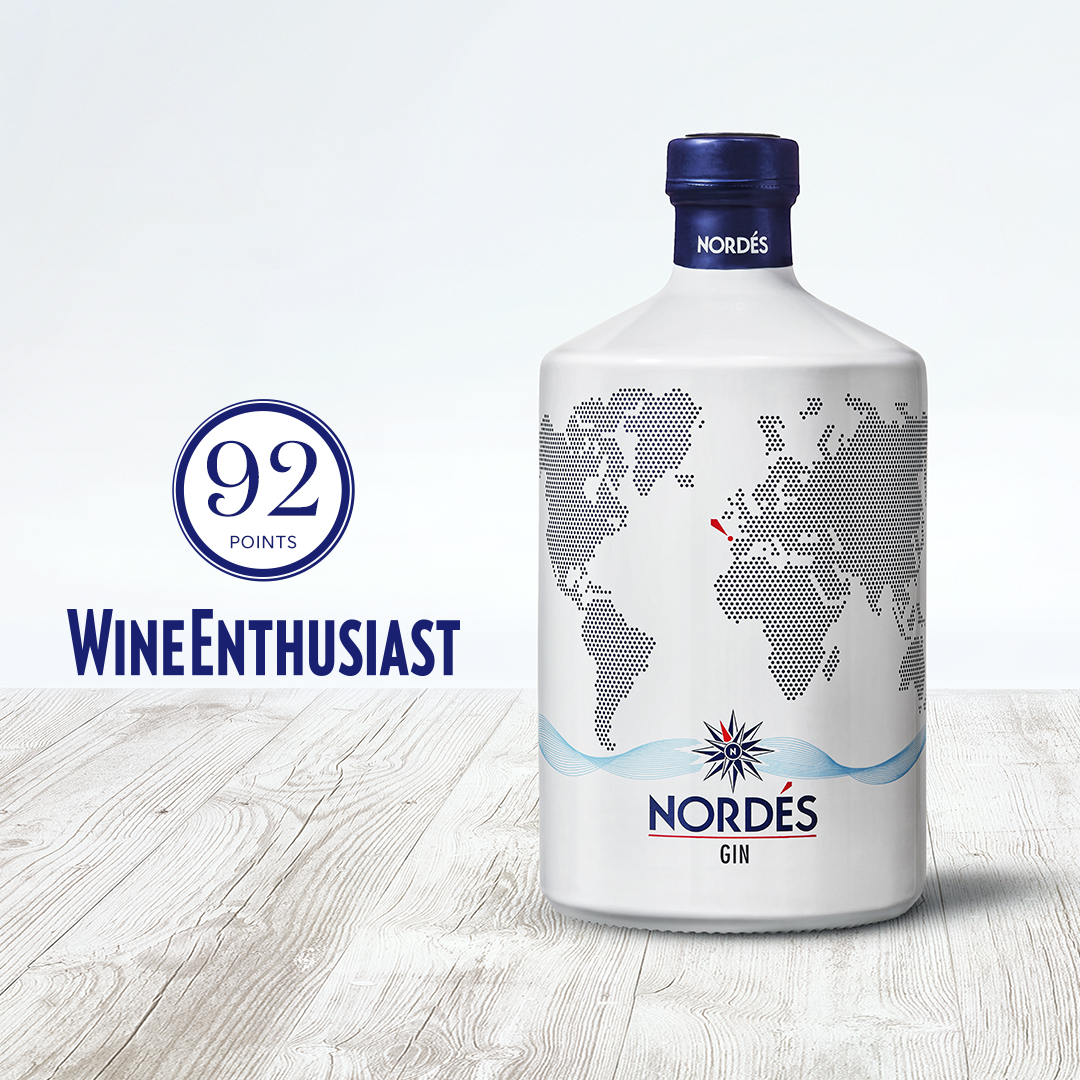 Nordés, the only Spanish gin selected in Wine Enthusiast's Top 100 Spirits  Ranking