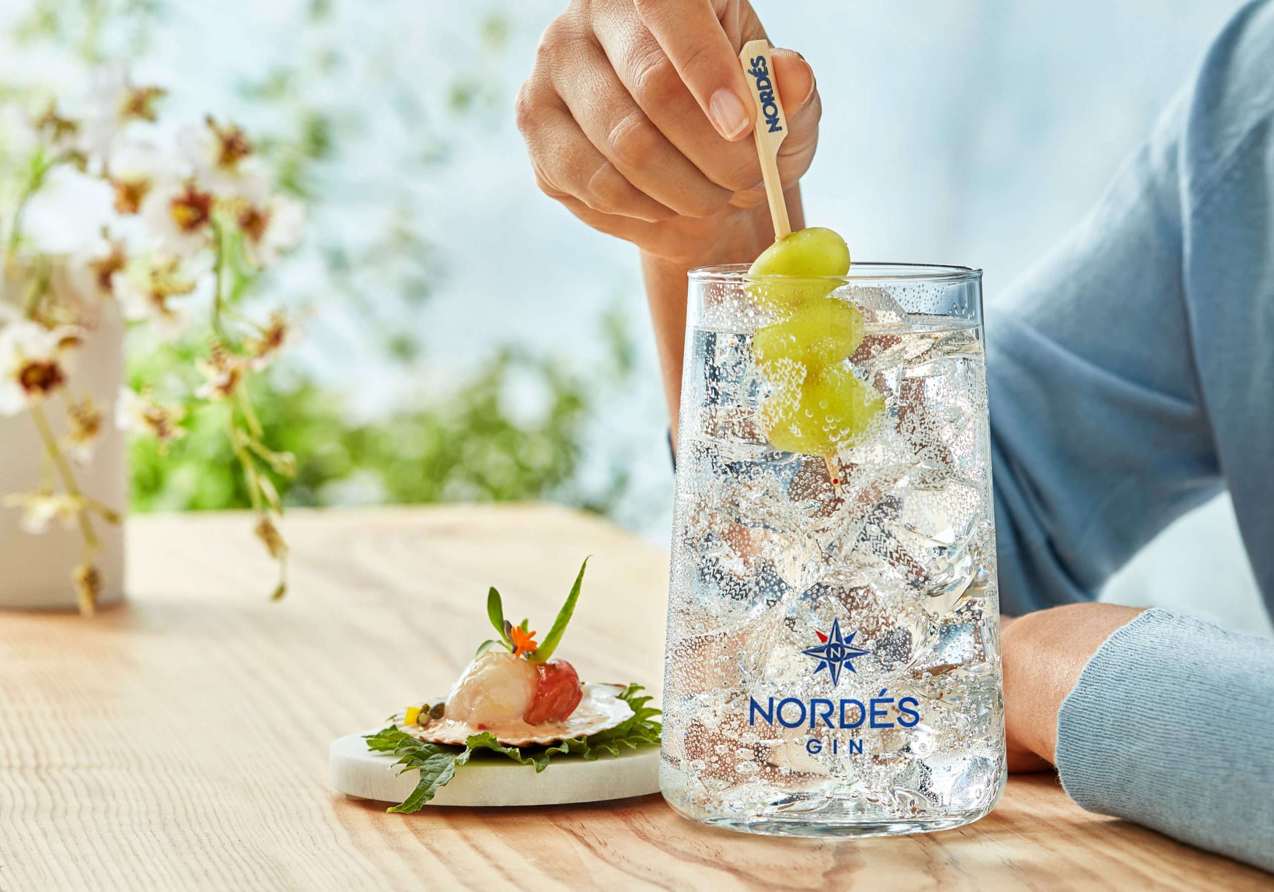 Nordés gin con tónica
